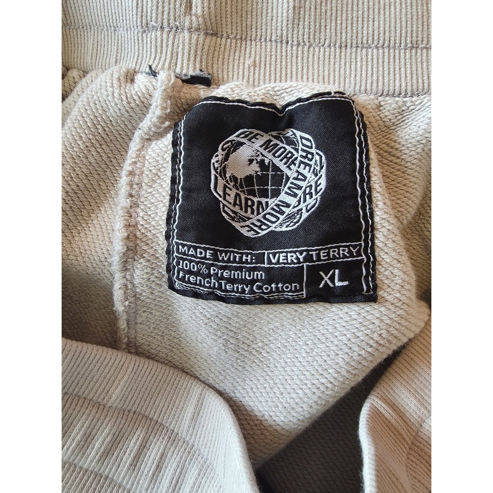 Alphalete Mens Beige French Terry Very Terry Cotton Joggers Sweatpants XL - Picture 3 of 7